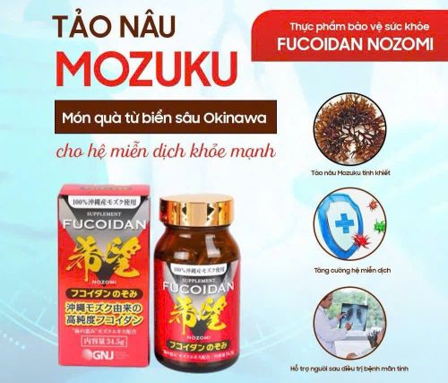 Viên nang Mozuku Fucoidan Nozomi 150 viên